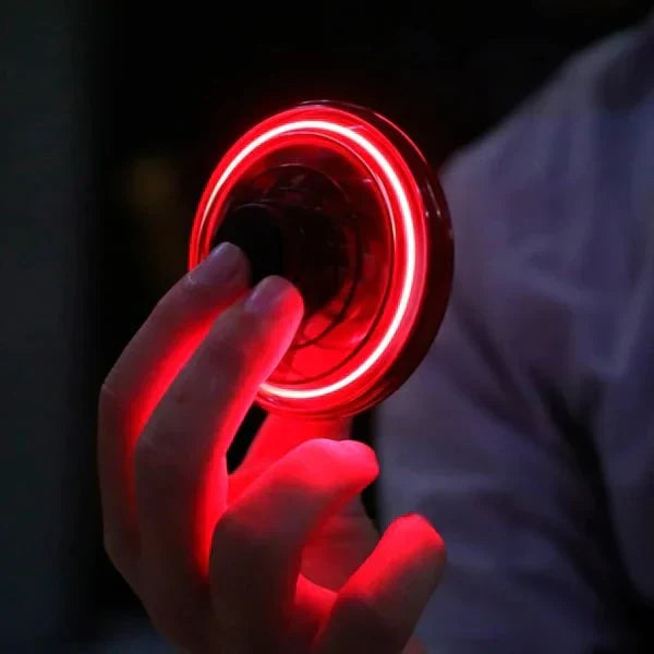 Hand-Controlled Hovering Spinner with LED Lights