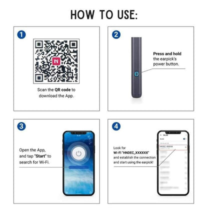 Ear Wax Removal Camera with LED