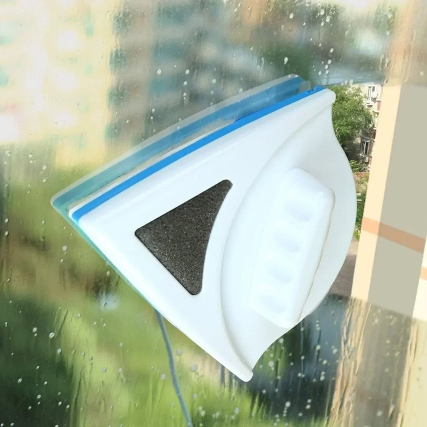 Magnetic Window Cleaner with Dual-Sided Pads