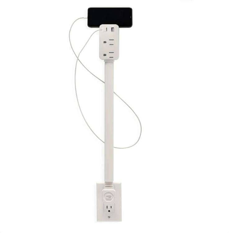 Retractable Power Outlet with USB Ports