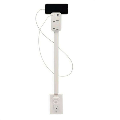 Retractable Power Outlet with USB Ports