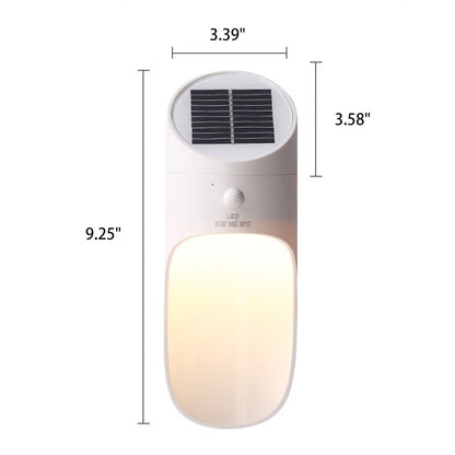 Solar LED Sensor Outdoor Waterproof Wall Sconce Lamp