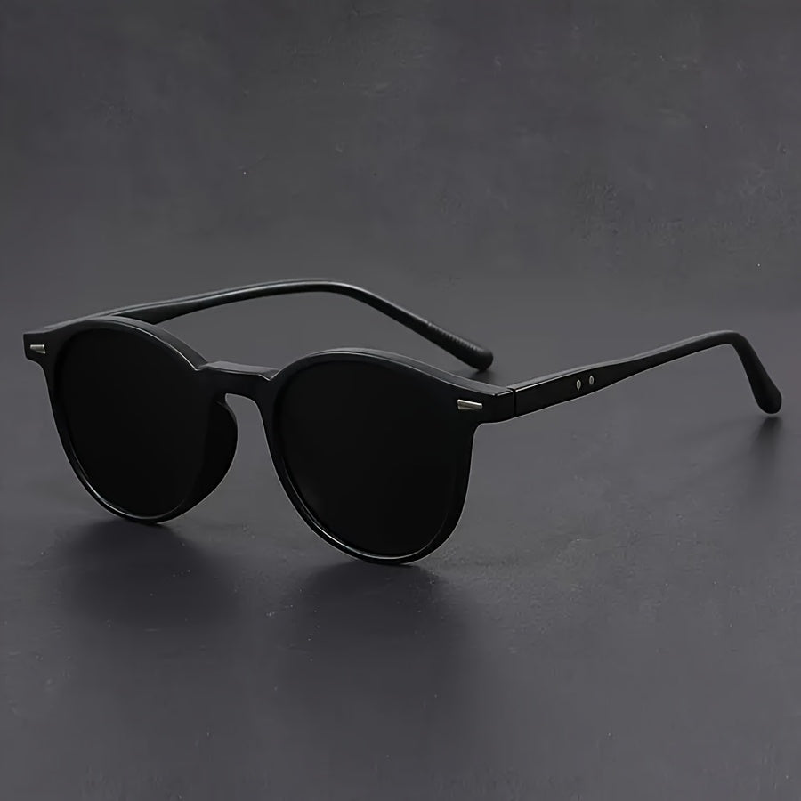 Round Tortoiseshell Sunglasses, Full Frame