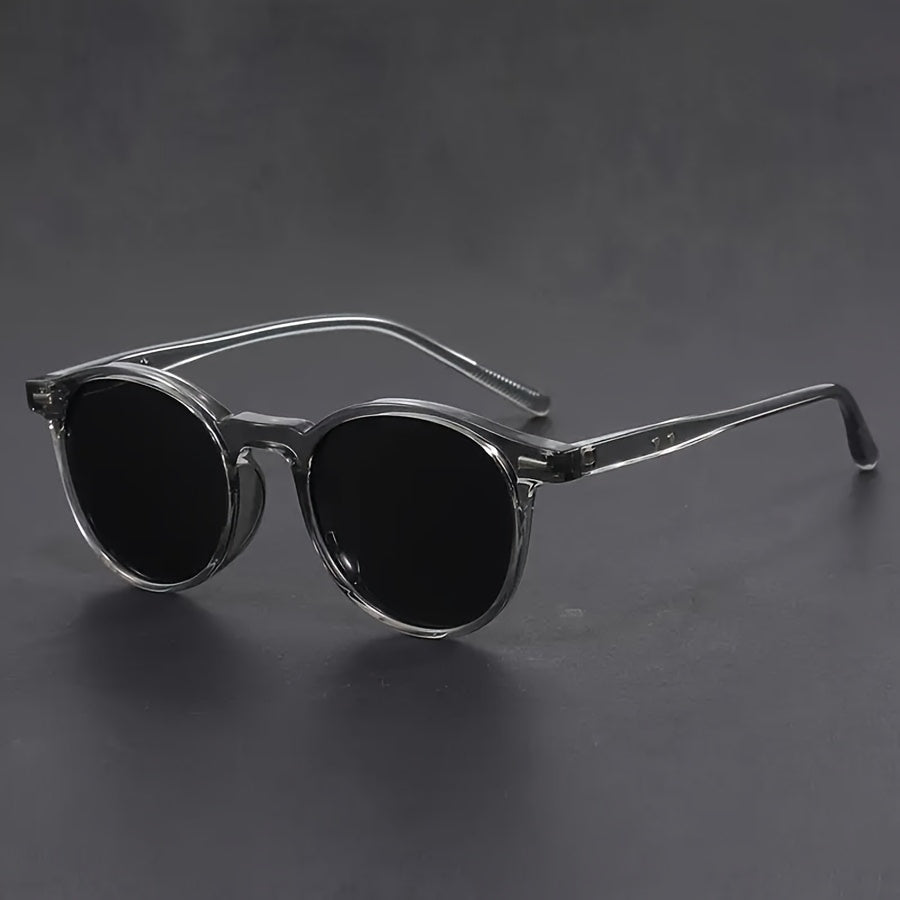 Round Tortoiseshell Sunglasses, Full Frame