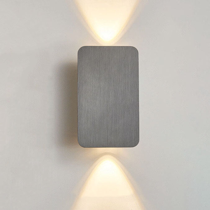 Nordic Minimalist Aluminum Flat Panel LED Wall Sconce