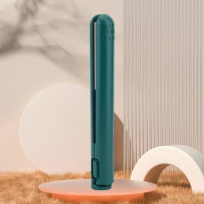 Portable Hair Straightener & Curler, Ceramic Plates