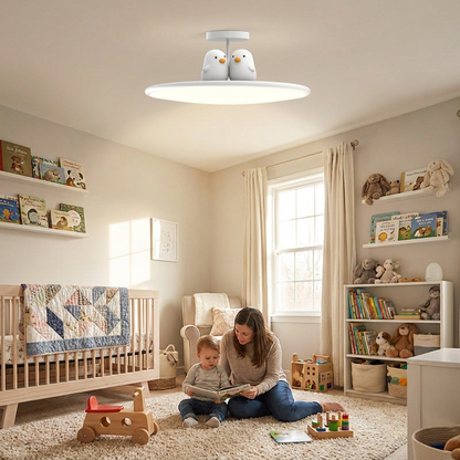 Animal LED Semi-Flush Mount Ceiling Light
