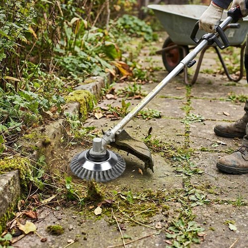 Unbreakable Grass Trimmer Blades lifestyle
