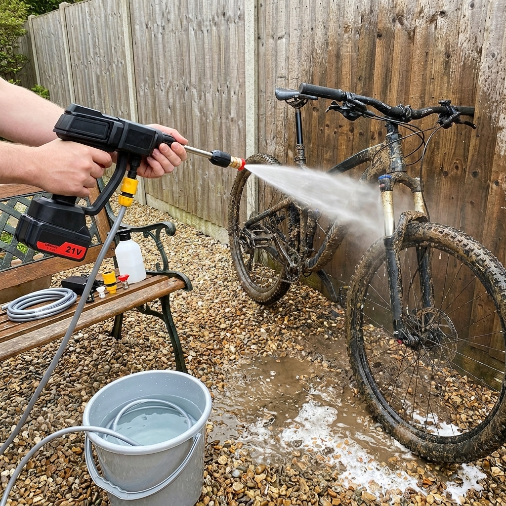 Cordless High Pressure Washer lifestyle