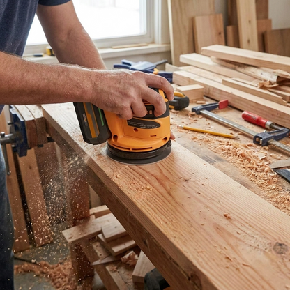 Brushless Orbital Electric Sander lifestyle