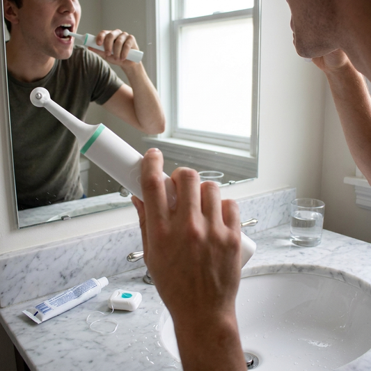 Electric Dental Plaque Cleaner lifestyle