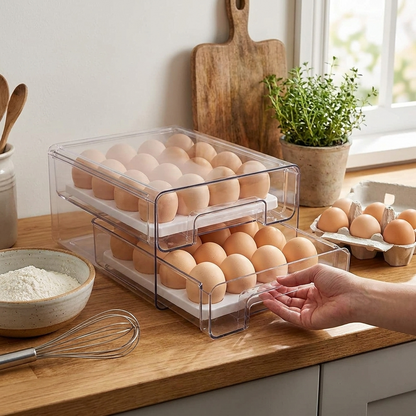 Stackable Egg Container Holder lifestyle