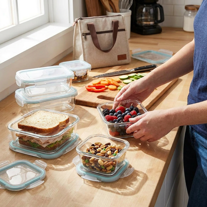 35-Piece Food Storage Container Set lifestyle