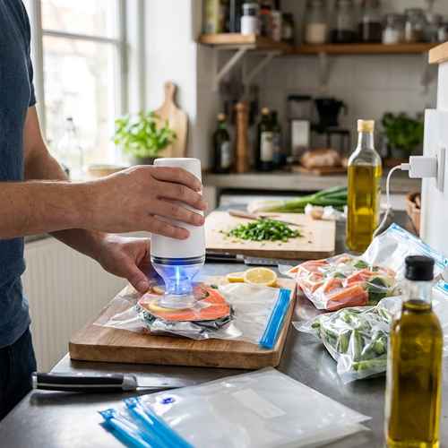 Compact Food Vacuum Sealer lifestyle