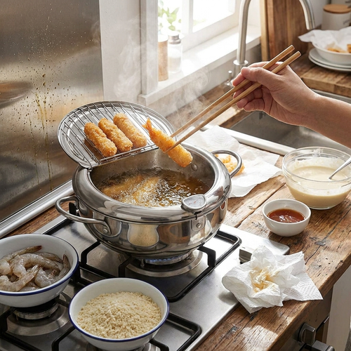 Japanese Deep Frying Pot lifestyle
