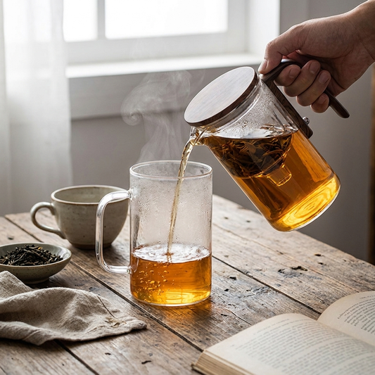 Stainless Steel Tea Infuser lifestyle