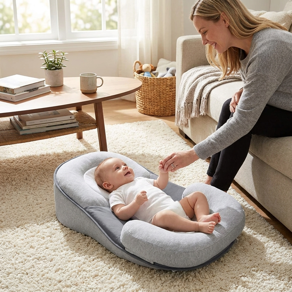 Baby Anti-Spit-Up Support Pillow lifestyle