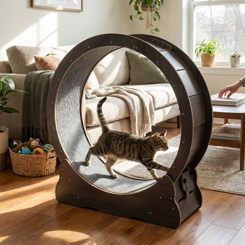 Cat Exercise Wheel lifestyle