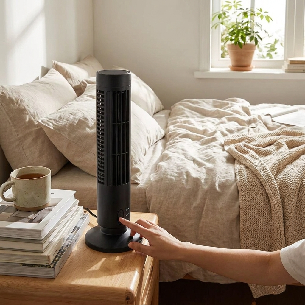 Mini Desktop Bladeless Air Conditioner lifestyle