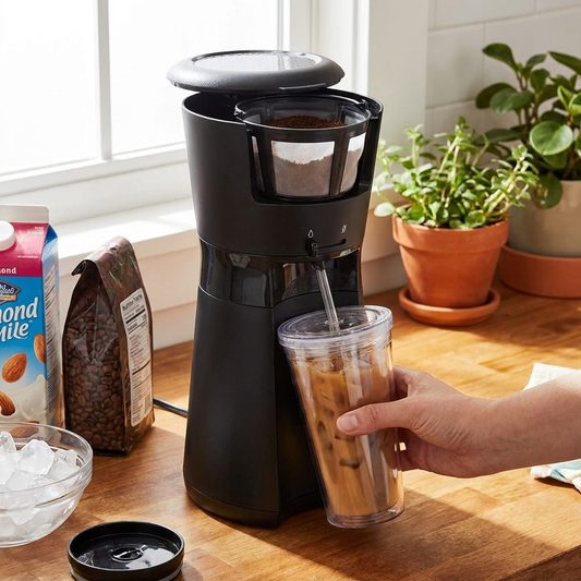 Ice Coffee Machine Maker lifestyle