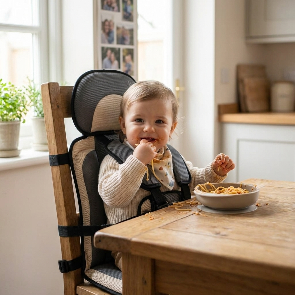 CozyLift Portable Baby Booster Seat lifestyle