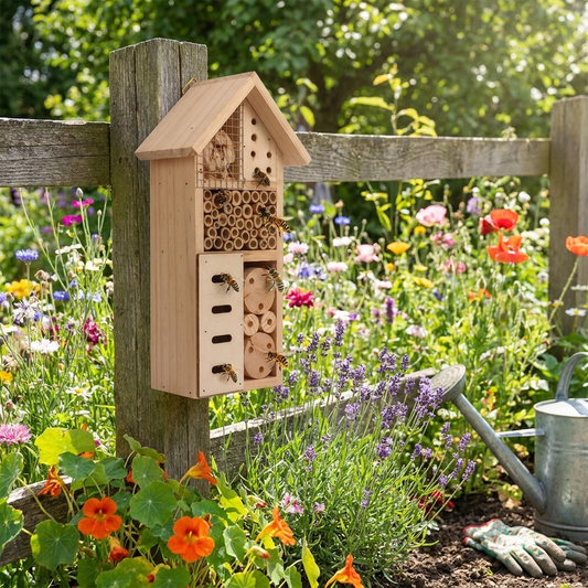 Wooden insect shelter — lifestyle