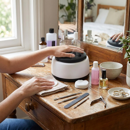 Steam polish remover — lifestyle