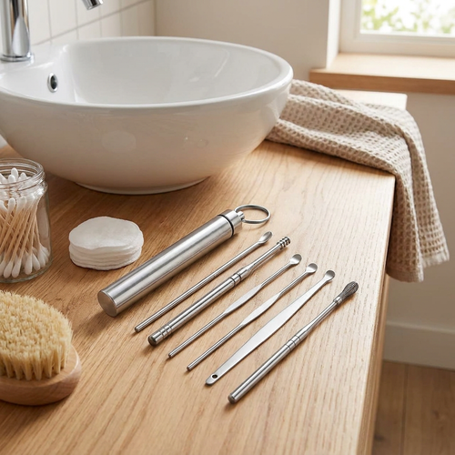 Ear cleaning pick set — lifestyle