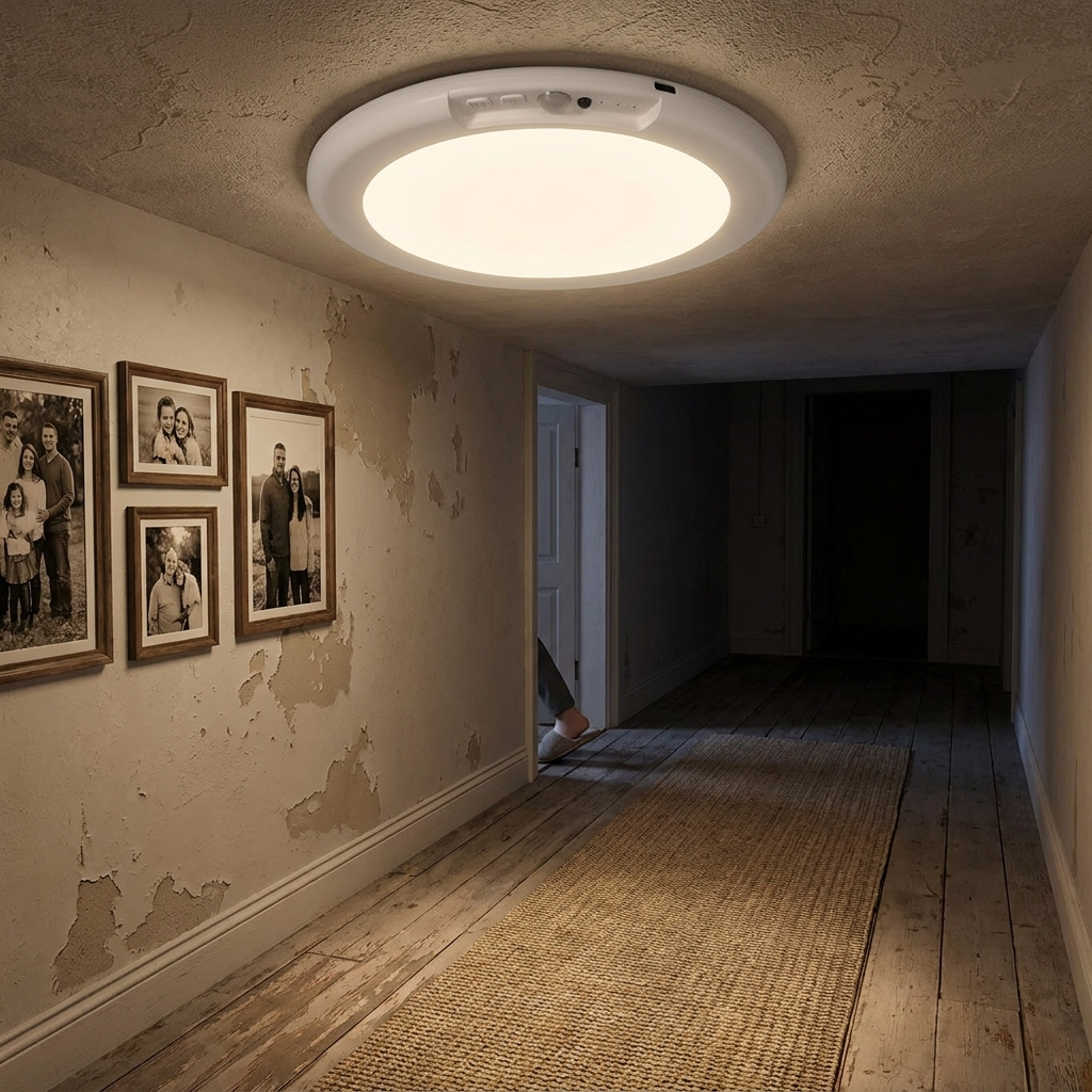 LED ceiling fixture — lifestyle