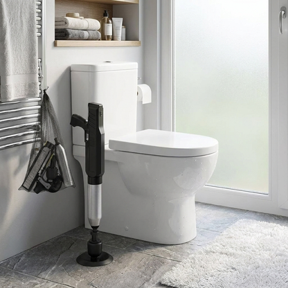Electric toilet plunger — lifestyle