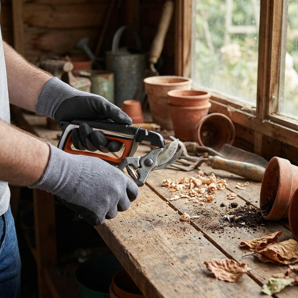Multi-tool sharpener — lifestyle