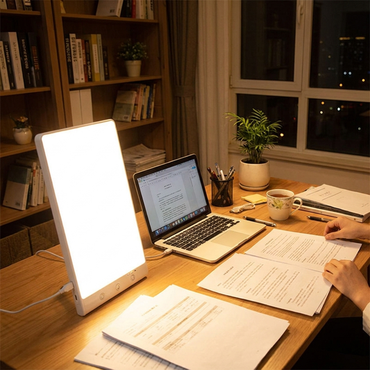 Full spectrum desk lamp — lifestyle