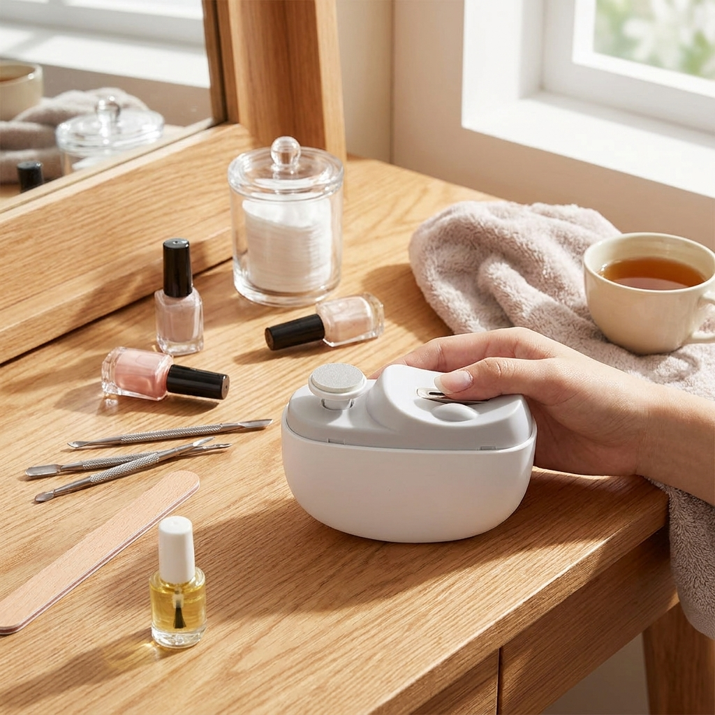 Electric nail trimmer — lifestyle