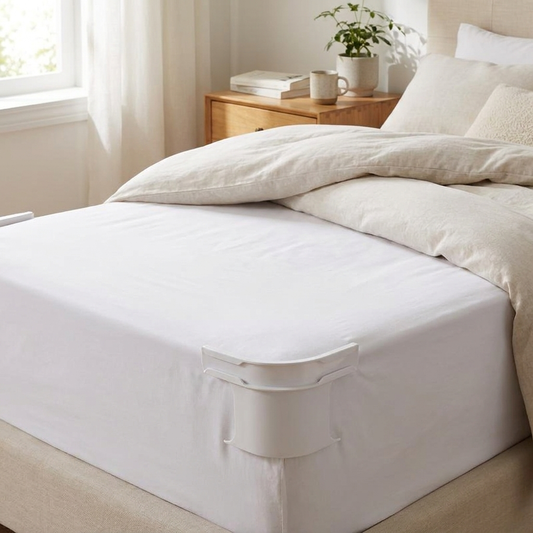 Mattress corner straps — lifestyle
