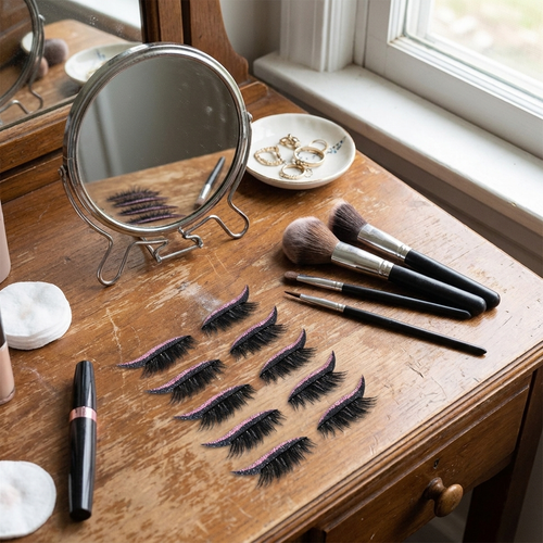 Reusable eyeliner strips — lifestyle