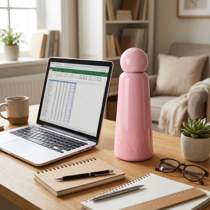 Insulated water bottle — lifestyle