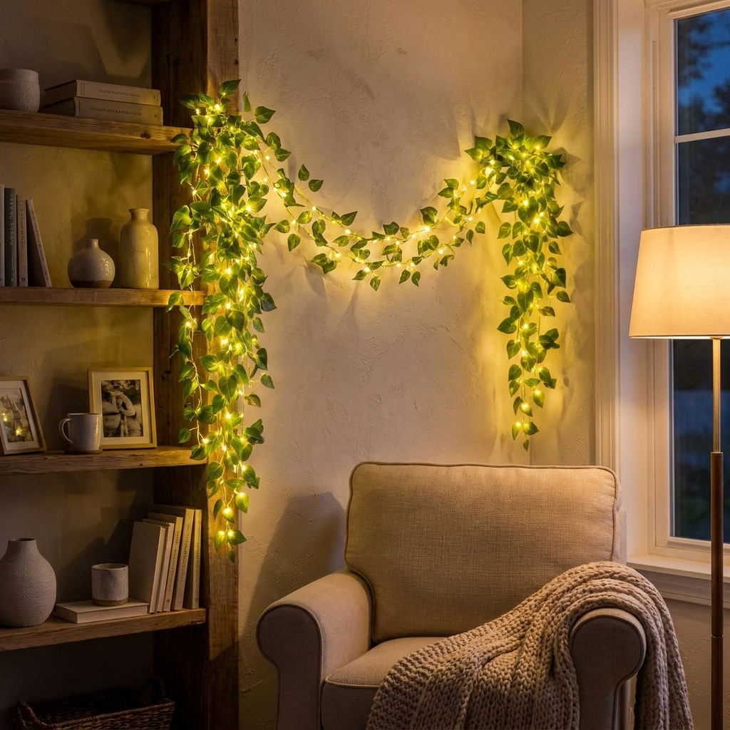 Hanging LED vines — lifestyle