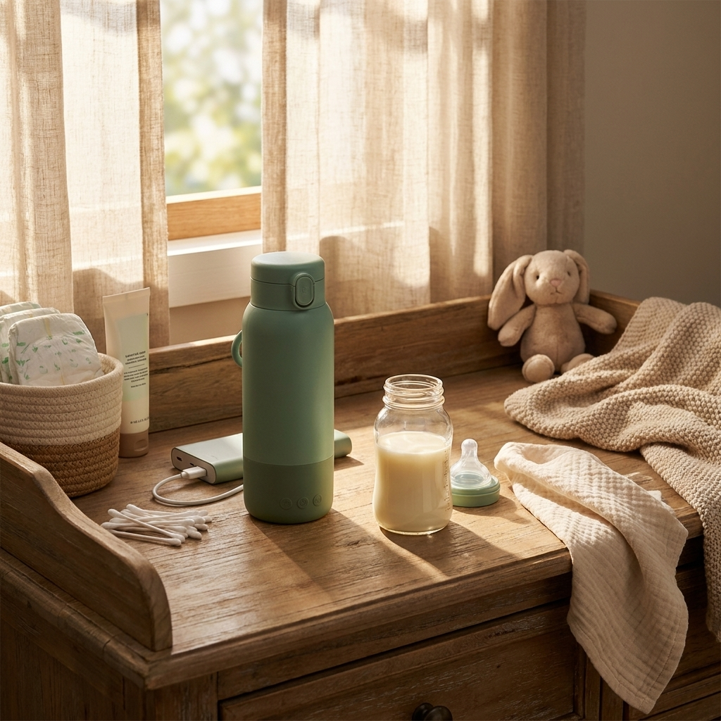 Baby bottle warmer — lifestyle