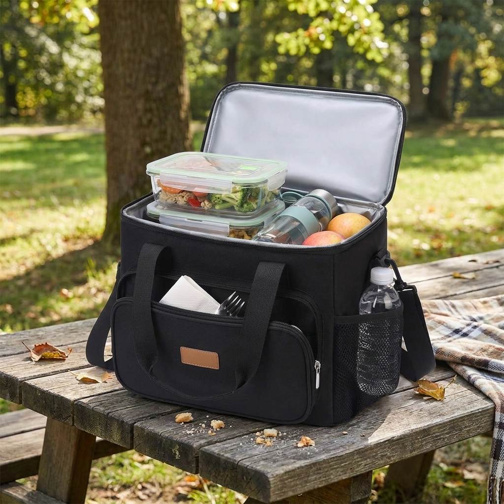 Insulated lunch bag — lifestyle