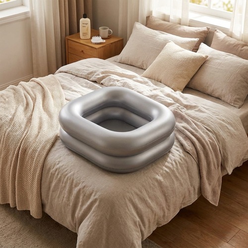 Inflatable shampoo basin — lifestyle