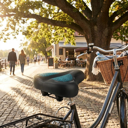 Bike seat cushion — lifestyle