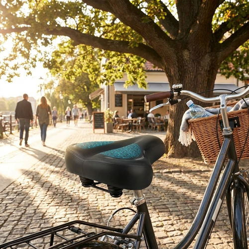 Bike seat cushion — lifestyle