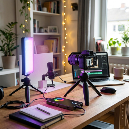 RGB photography light — lifestyle