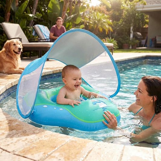 Baby pool float — lifestyle