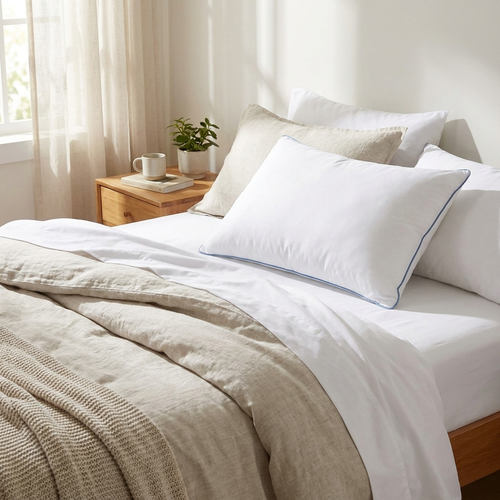 Down alternative pillow — lifestyle