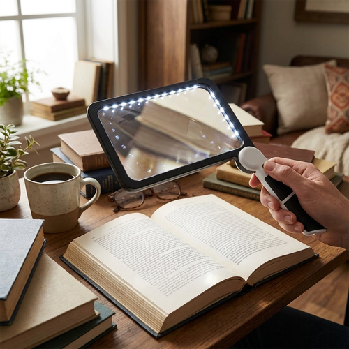 Magnifying glass — lifestyle