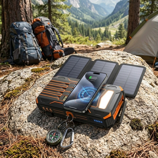 Solar power bank — lifestyle
