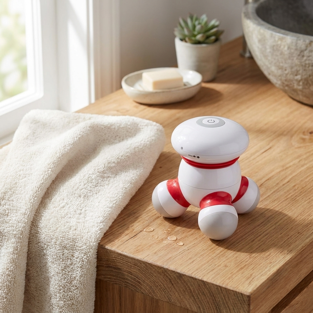 Handheld body massager — lifestyle