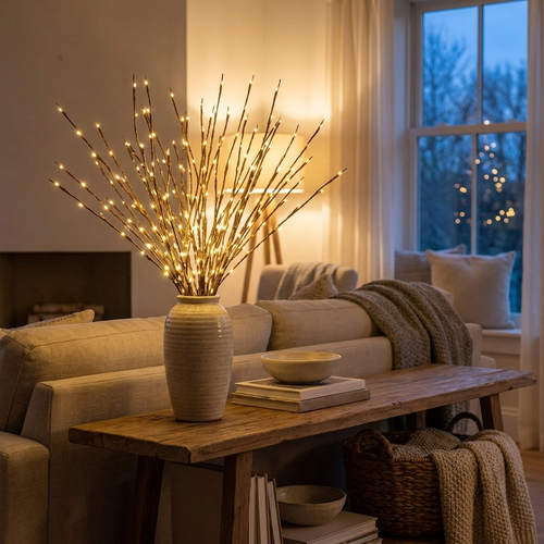 USB twig lights — lifestyle