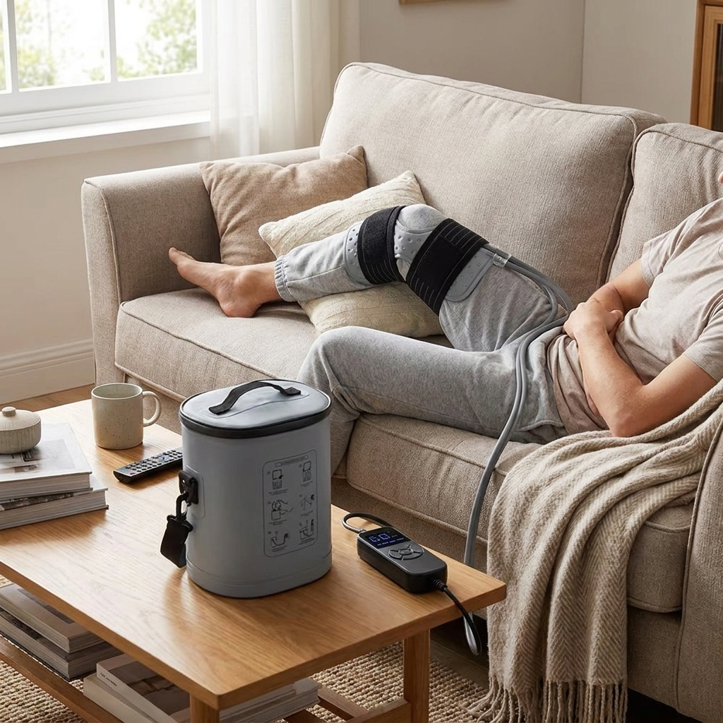 Cold therapy machine — lifestyle